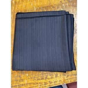 Heavy Black 116” x 116” Polyester Fabric Tablecloth, Craft, Or Backdrop Material